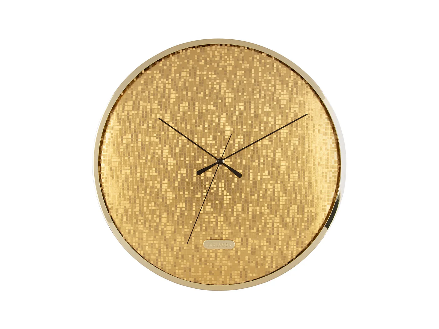 Horloge murale Disco D40cm Or  Present Time