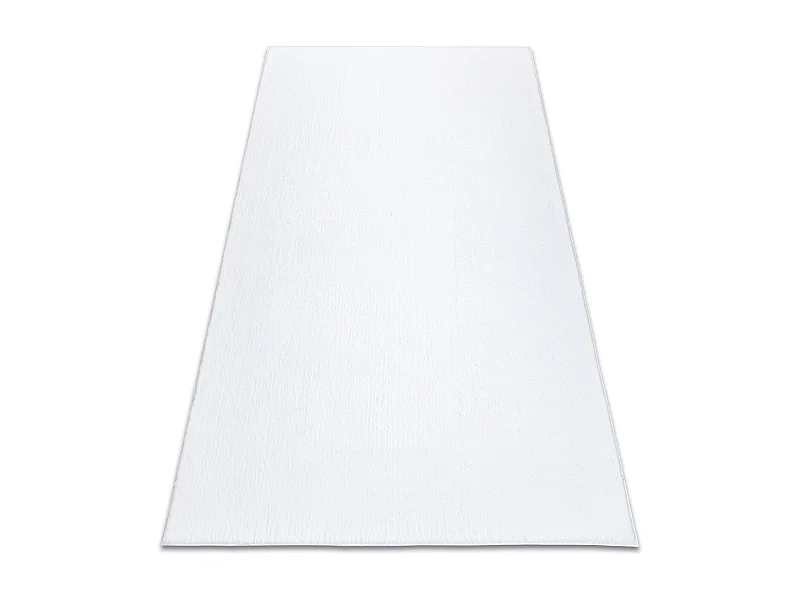 Tapis de lavage moderne LINDO blanc, antidérapant, shaggy 240x330 cm