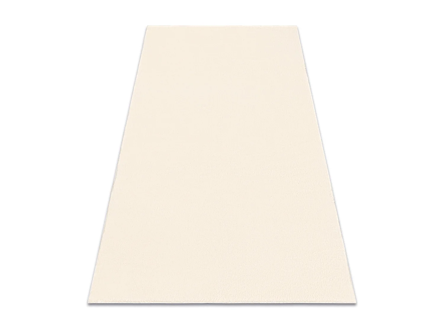 LINDO tapete lavável moderno creme, antiderrapante, pelúcia 200x290 cm