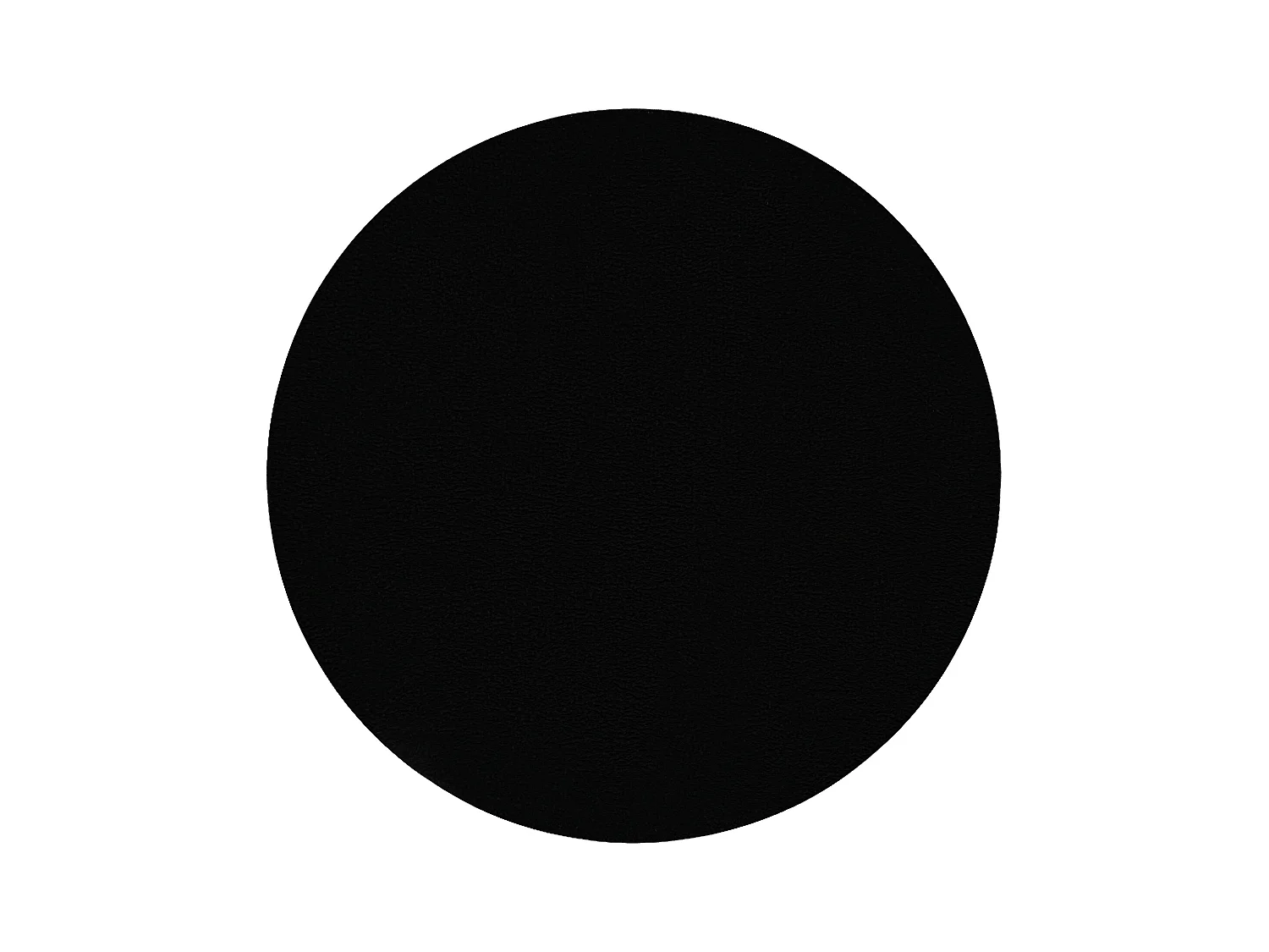 Modern Waschteppich LINDO Kreis Schwarz, rutschfest, zottelig cercle 150 cm