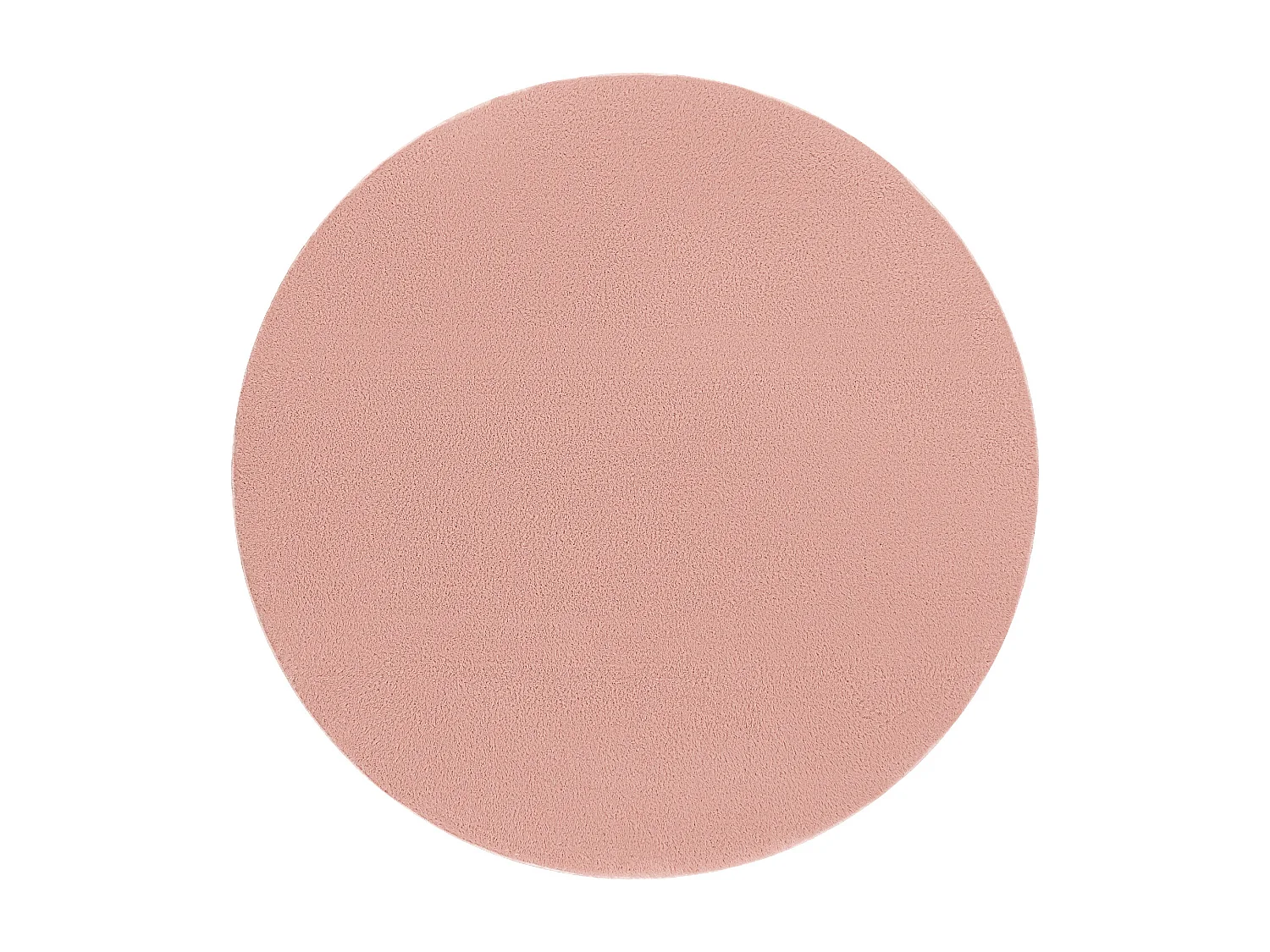 Modern Waschteppich LINDO Kreis rosa, rutschfest, zottelig cercle 100 cm