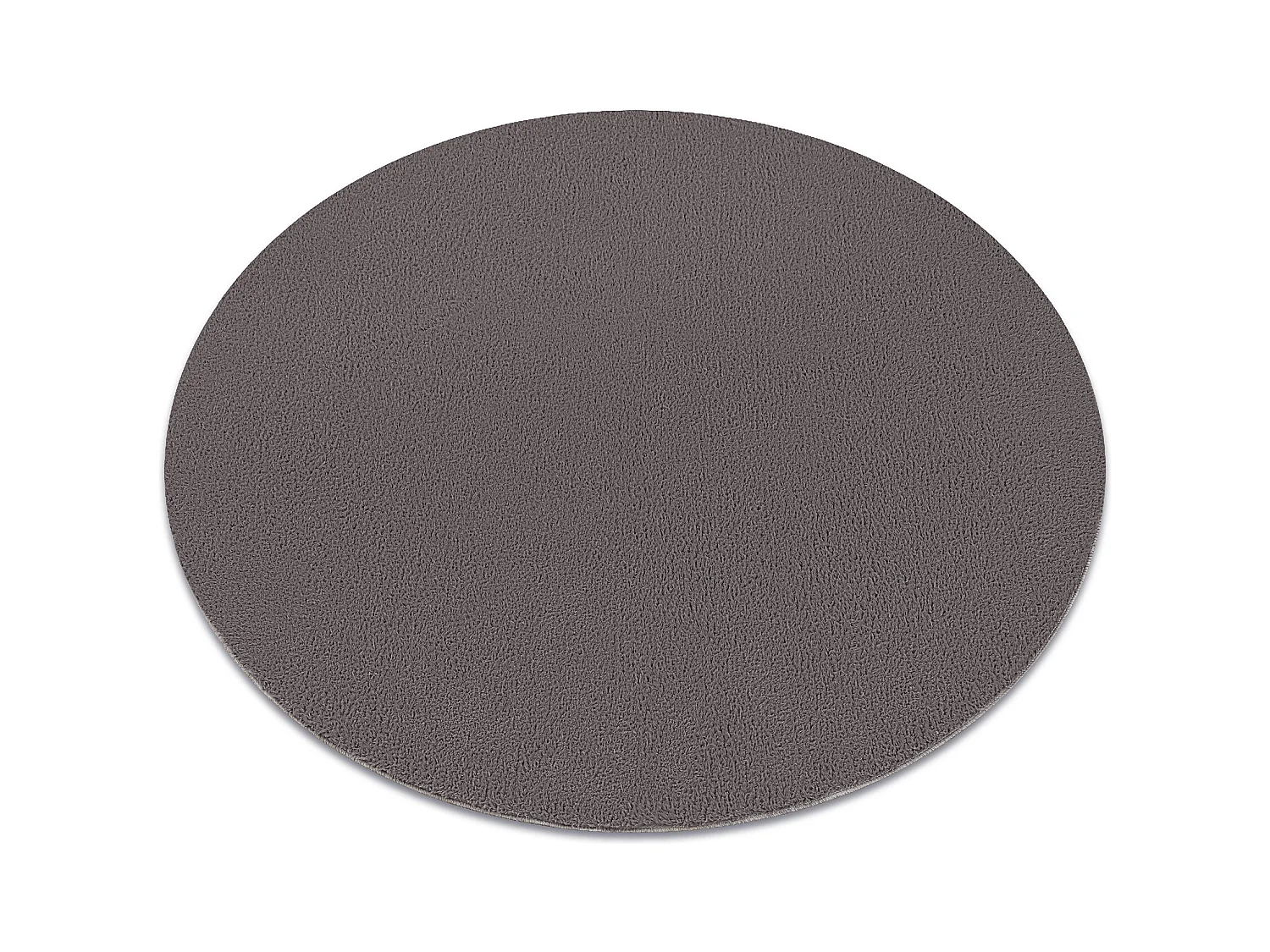 Tapis de lavage moderne LINDO cercle gris, antidérapant, shaggy cercle 100 cm
