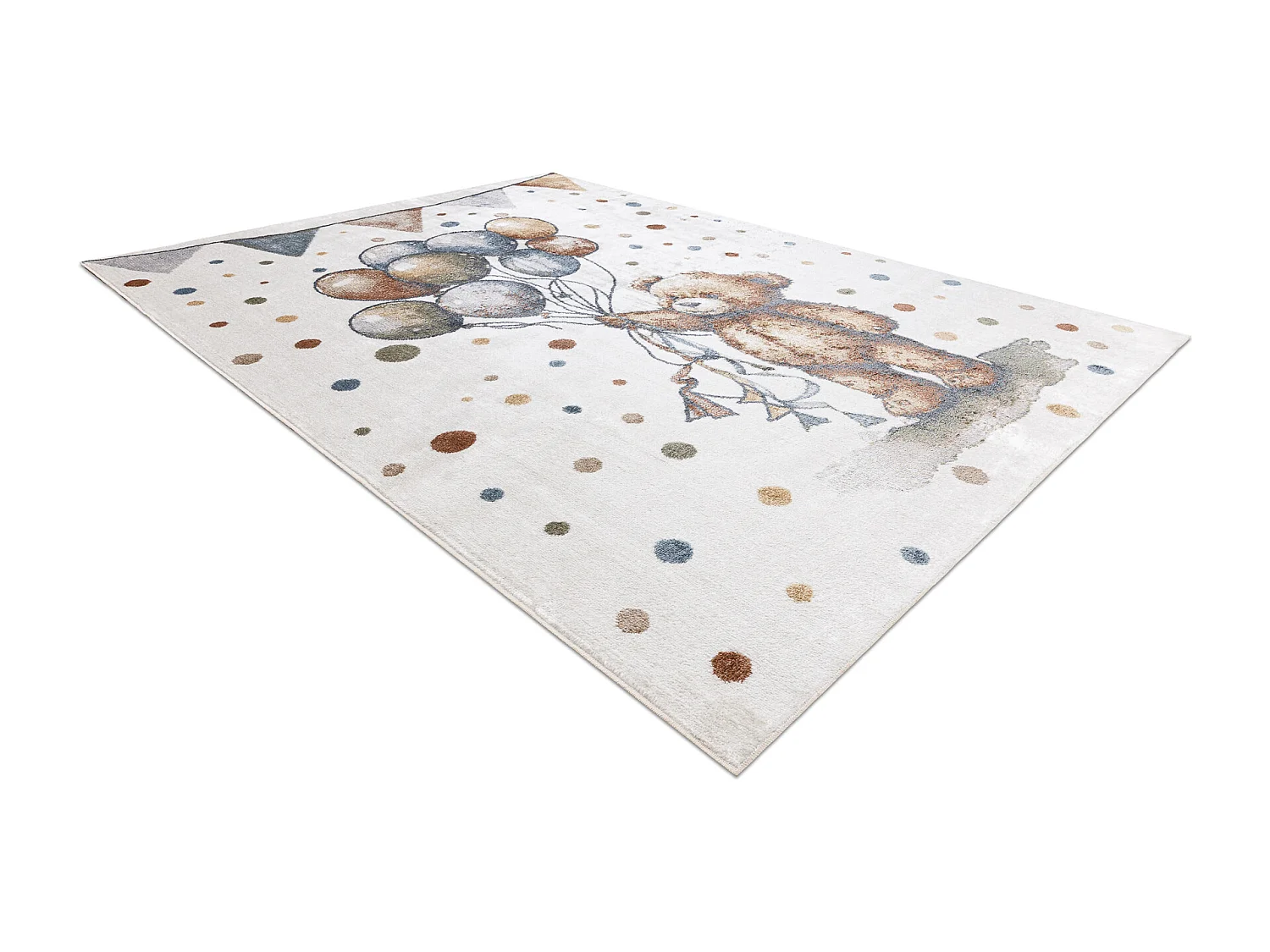 Tapis BONO 9614 Ours, des ballons crème / gris clair 140x190 cm