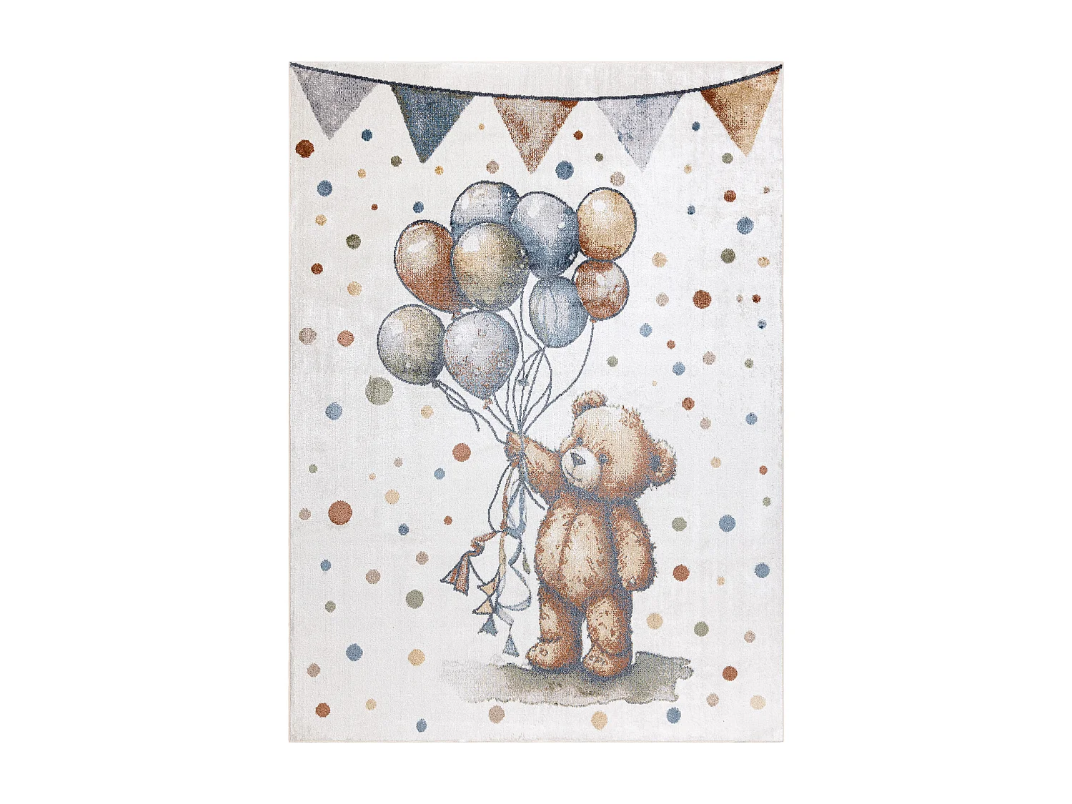 Tapis BONO 9614 Ours, des ballons crème / gris clair 140x190 cm