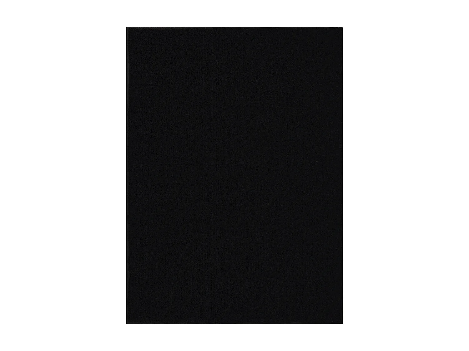 Alfombra de lavado moderna LINDO negro, antideslizante, peluda 60x100 cm