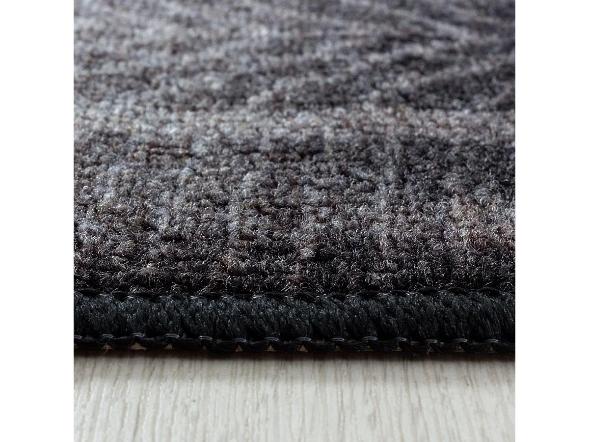 Tapis enfant 80x120 Lavable 30° CIRPLAN rouge et gris