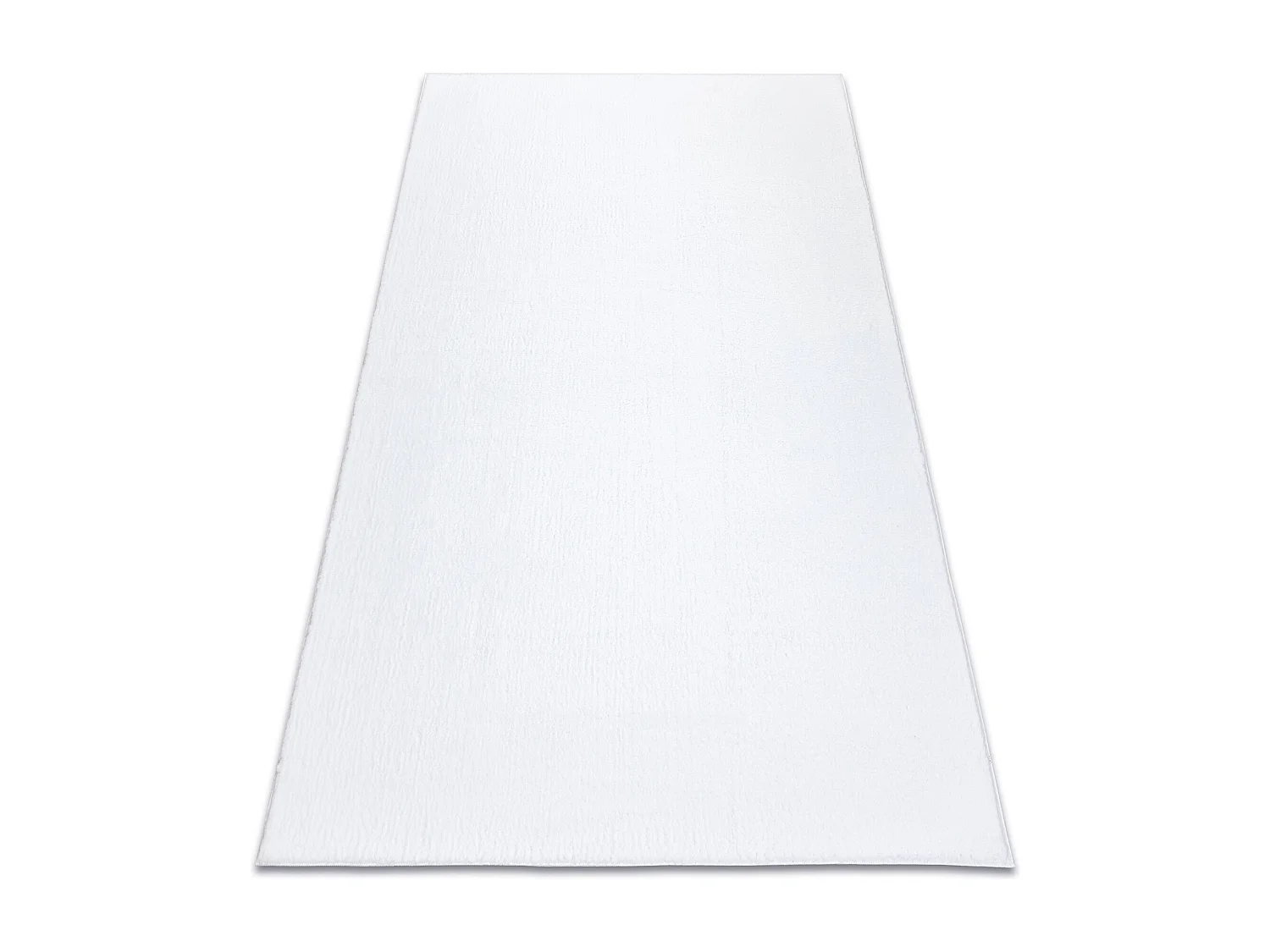 Modern was tapijt LINDO wit, antislip, shaggy 80x150 cm