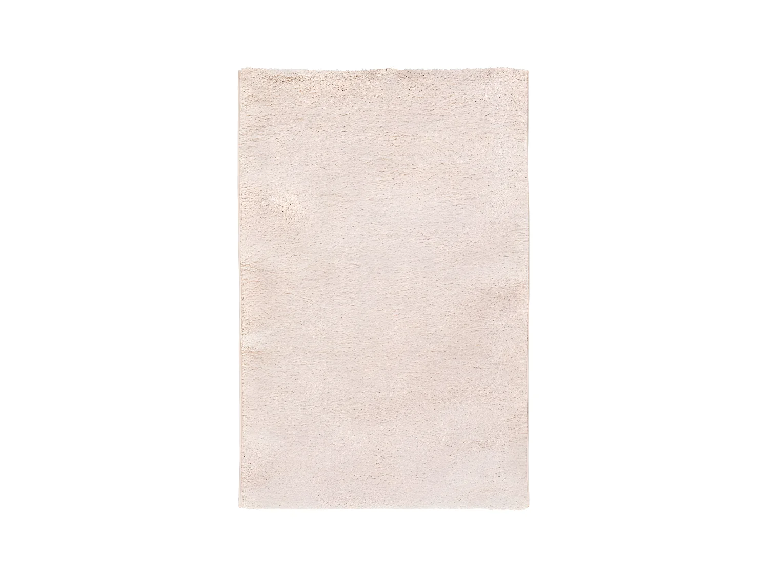 Tapis en polyester beige 100x150cm