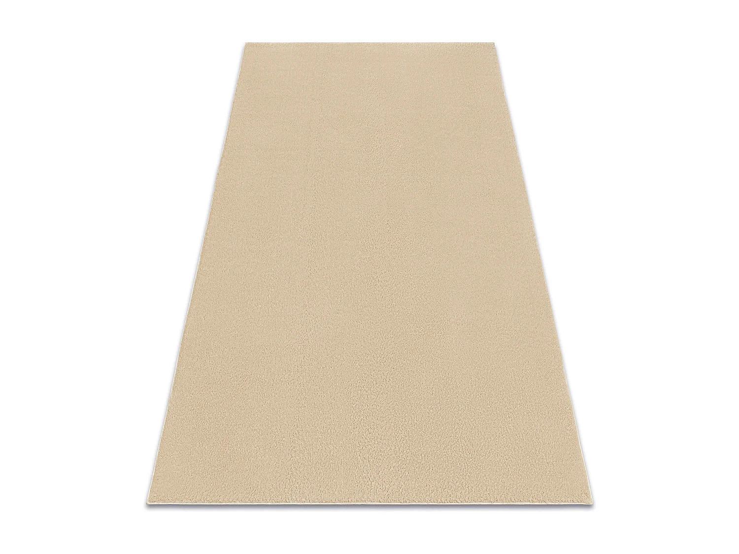 Tapis de lavage moderne LINDO beige, antidérapant, shaggy 140x190 cm