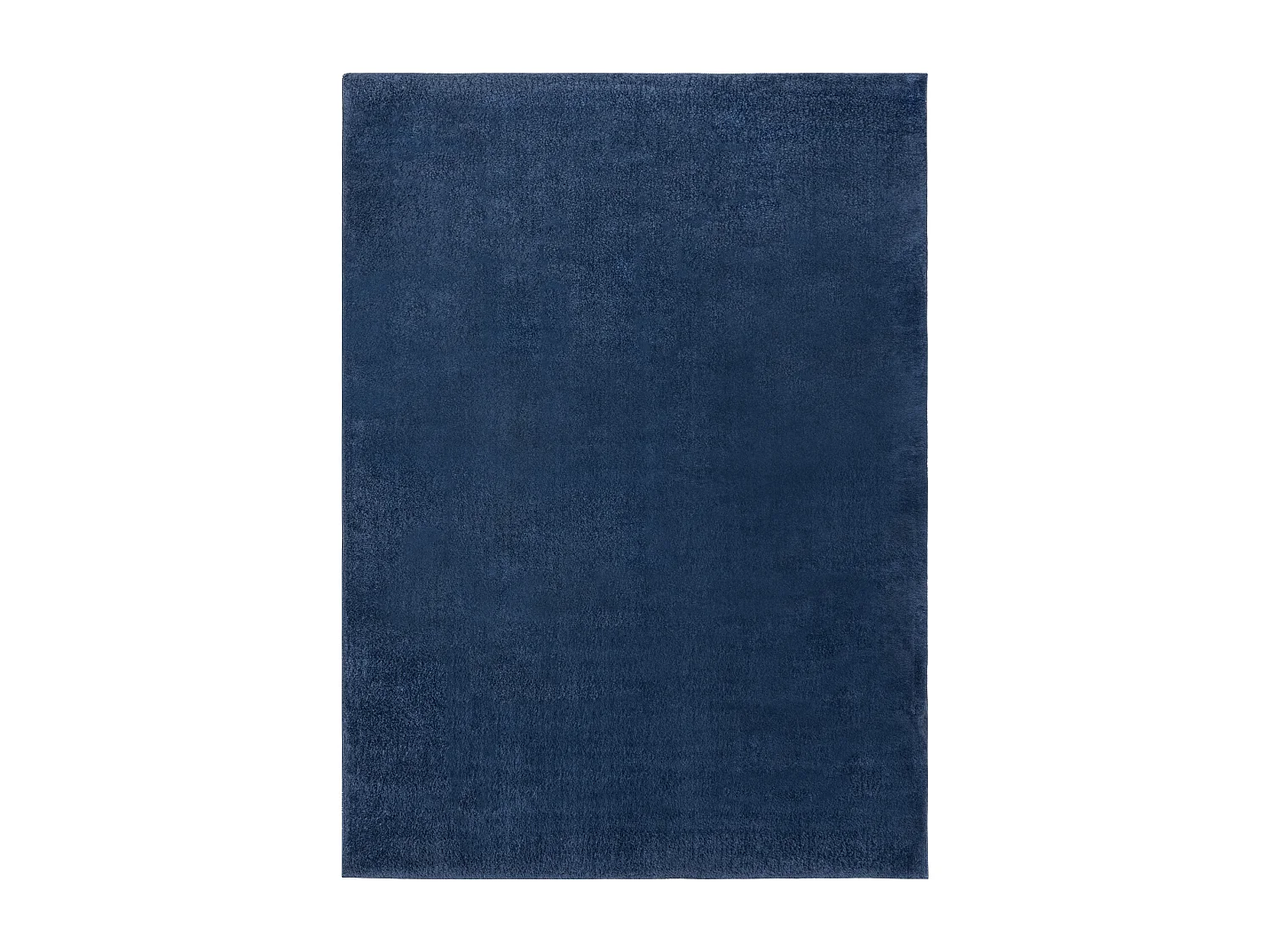 Modern Waschteppich LINDO dunkelblau, rutschfest, zottelig 140x190 cm