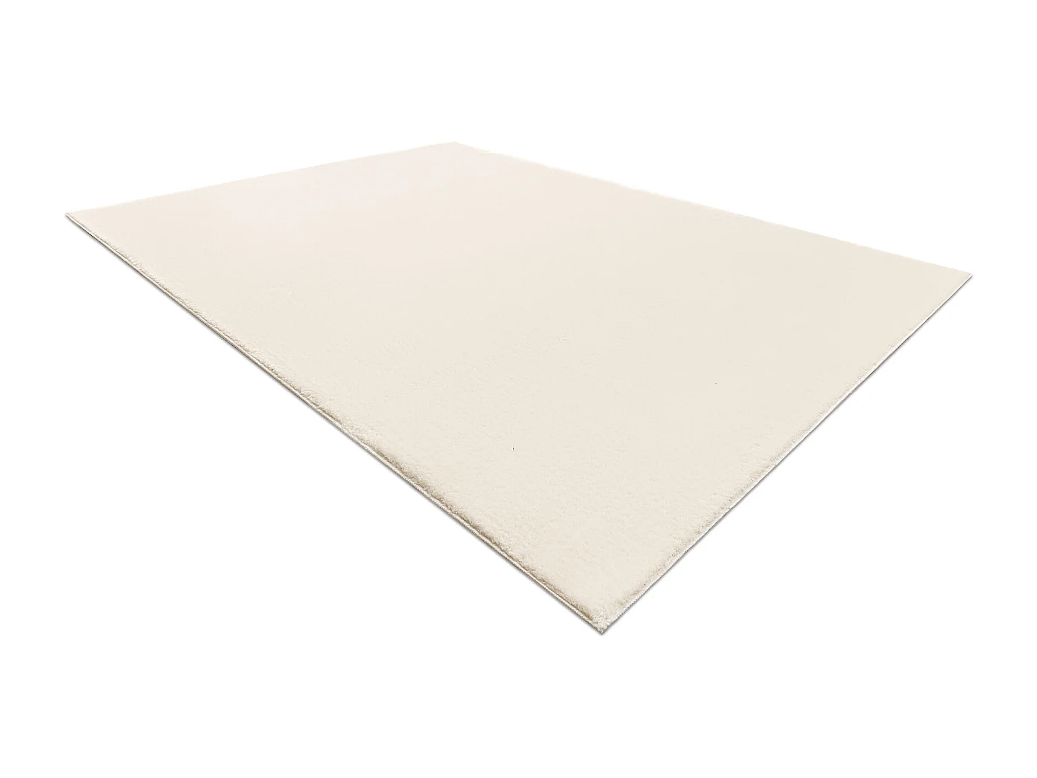 Tapis de lavage moderne LINDO crème, antidérapant, shaggy 60x100 cm