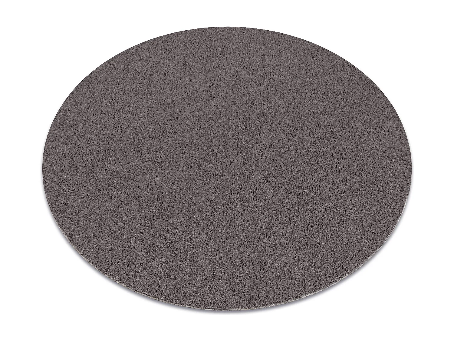 Modern Waschteppich LINDO Kreis grau, rutschfest, zottelig cercle 200 cm