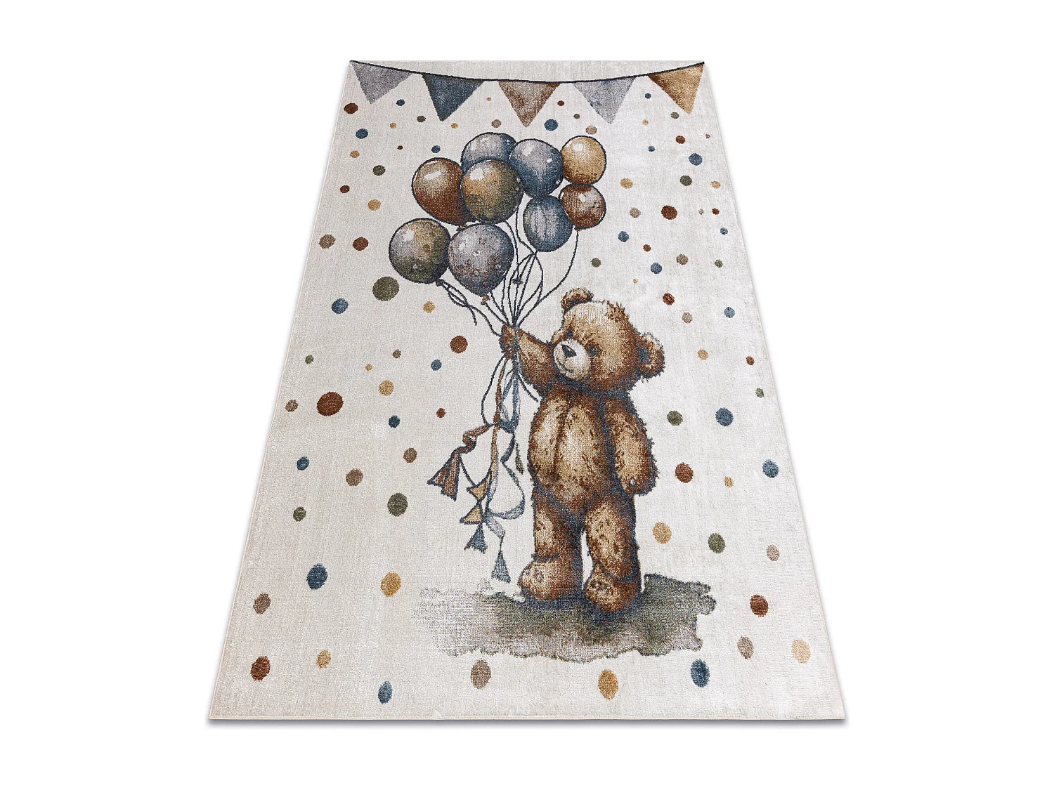 Tapis BONO 9614 Ours, des ballons crème / gris clair 120x170 cm