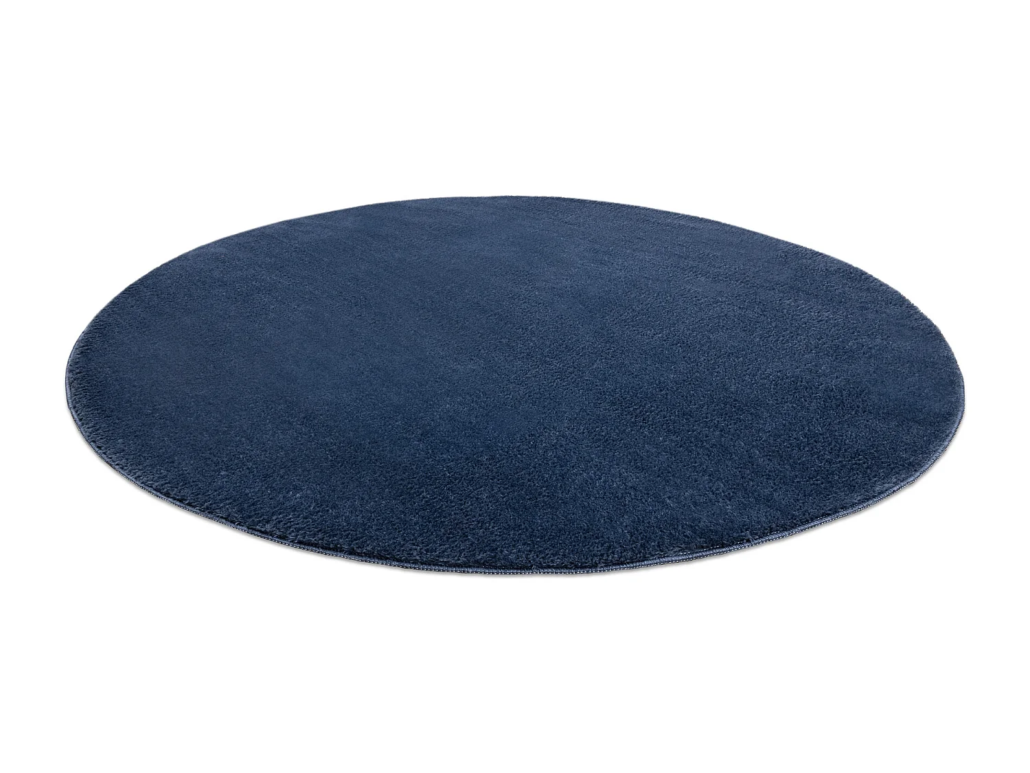 Dywan LINDO koło granat do prania, antypoślizgowy, Shaggy cercle 60 cm