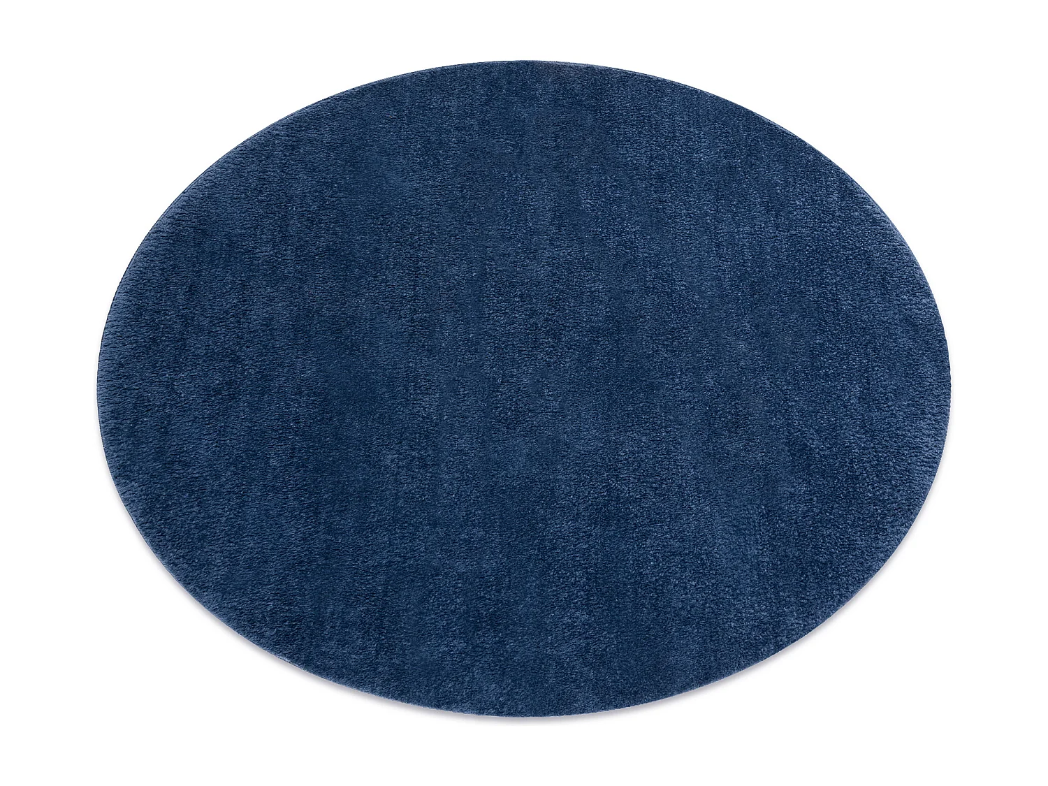 Modern Waschteppich LINDO Kreis dunkelblau, rutschfest, zottelig cercle 60 cm