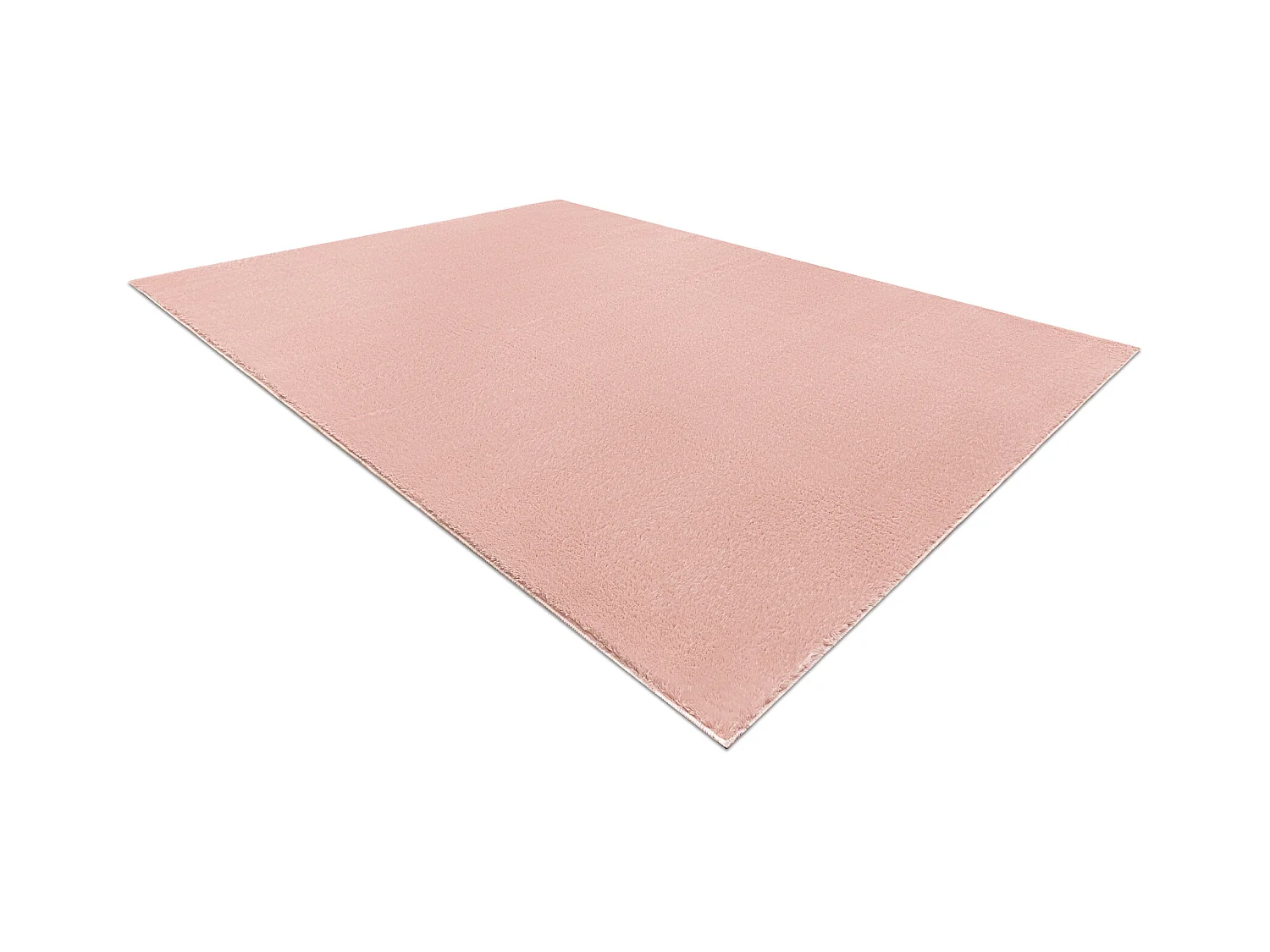 Modern Waschteppich LINDO rosa, rutschfest, zottelig 60x100 cm