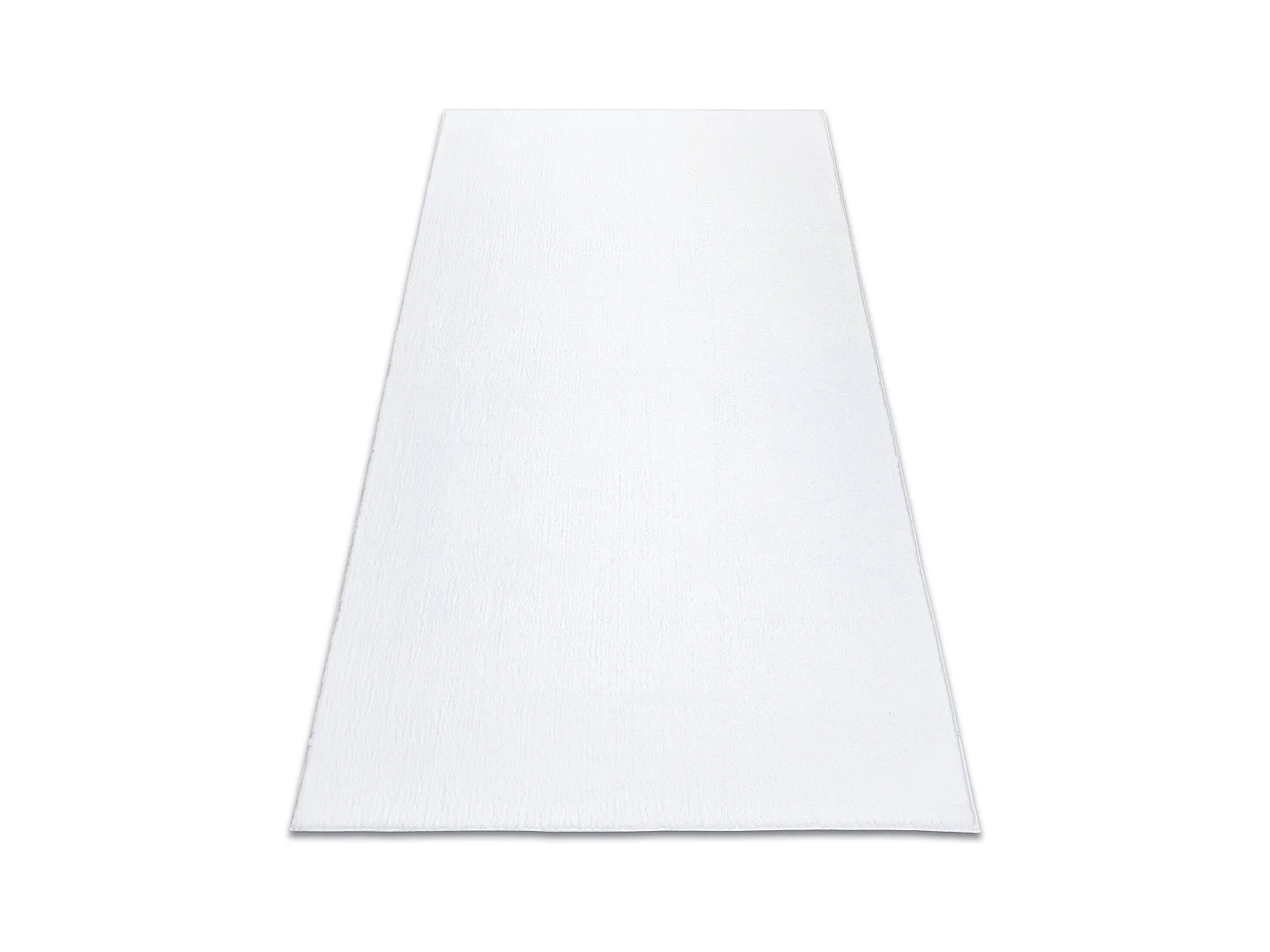Modern was tapijt LINDO wit, antislip, shaggy 60x100 cm