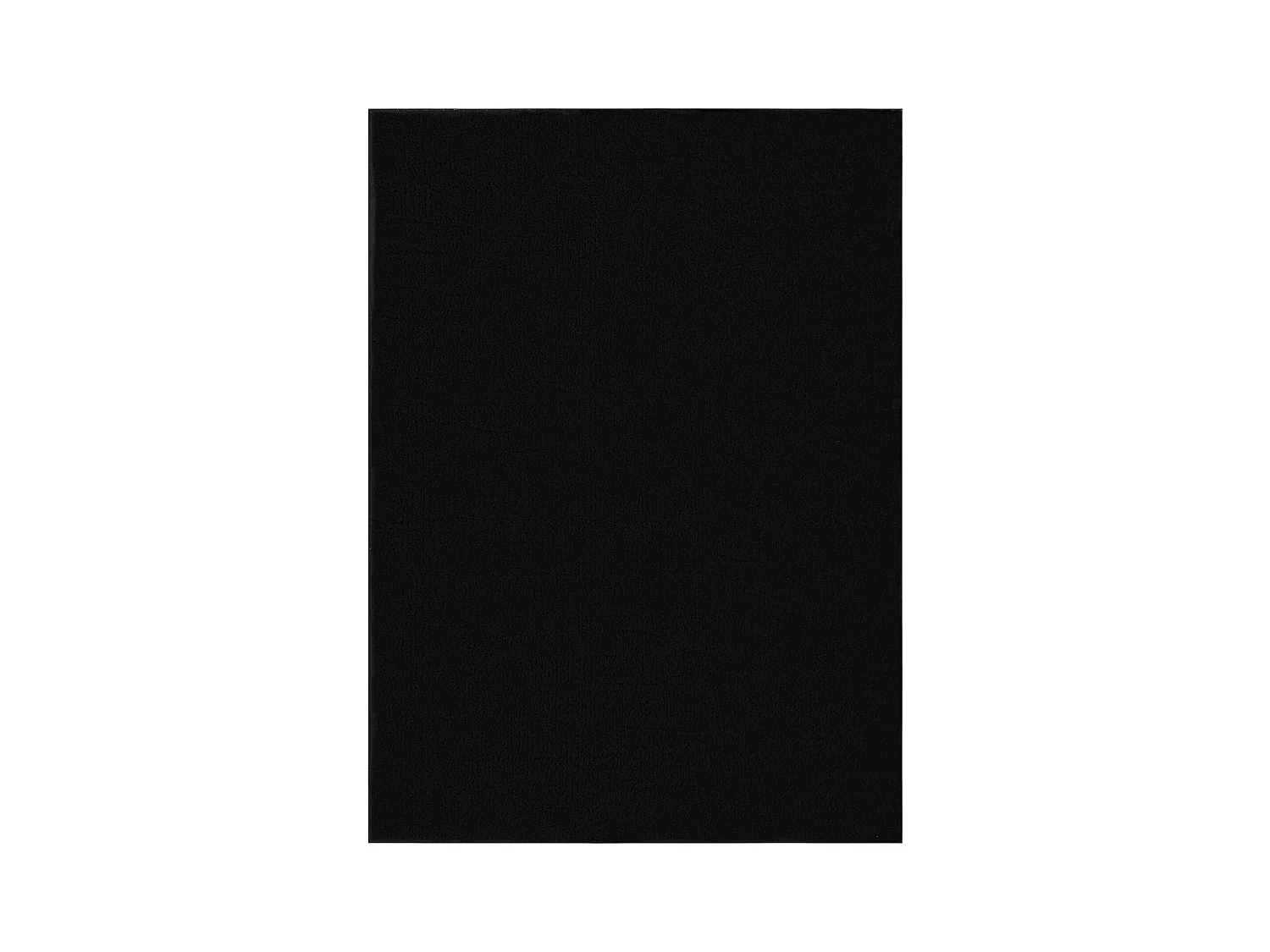 Tapis de lavage moderne LINDO noir, antidérapant, shaggy 120x170 cm