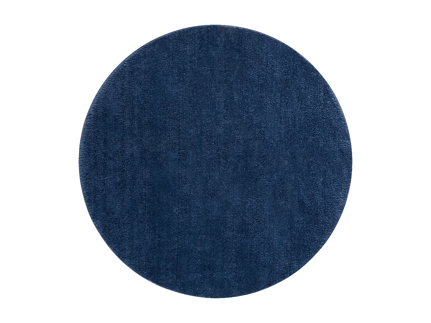 Tapis de lavage moderne LINDO cercle bleu foncé, antidérapant, shagg cercle 120 cm