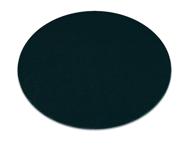 Alfombra de lavado moderna LINDO circulo verde, antideslizante, peluda cercle 80 cm