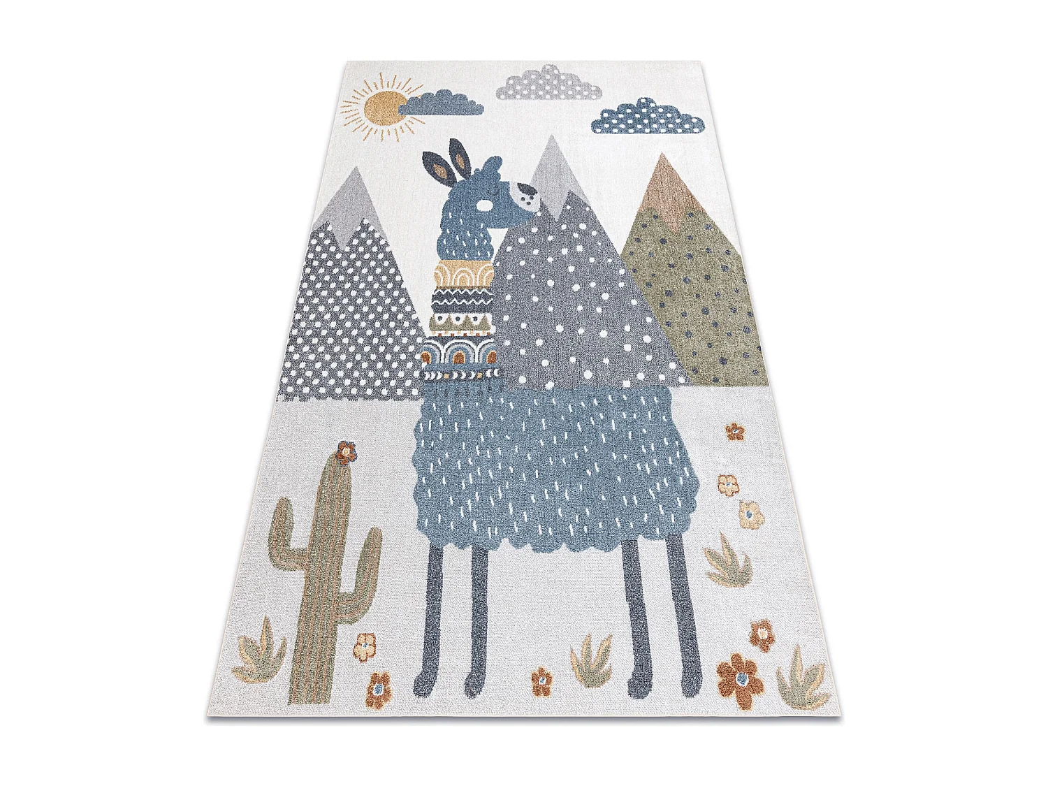 Tapis BONO 8275 Lama crème / gris clair 80x150 cm