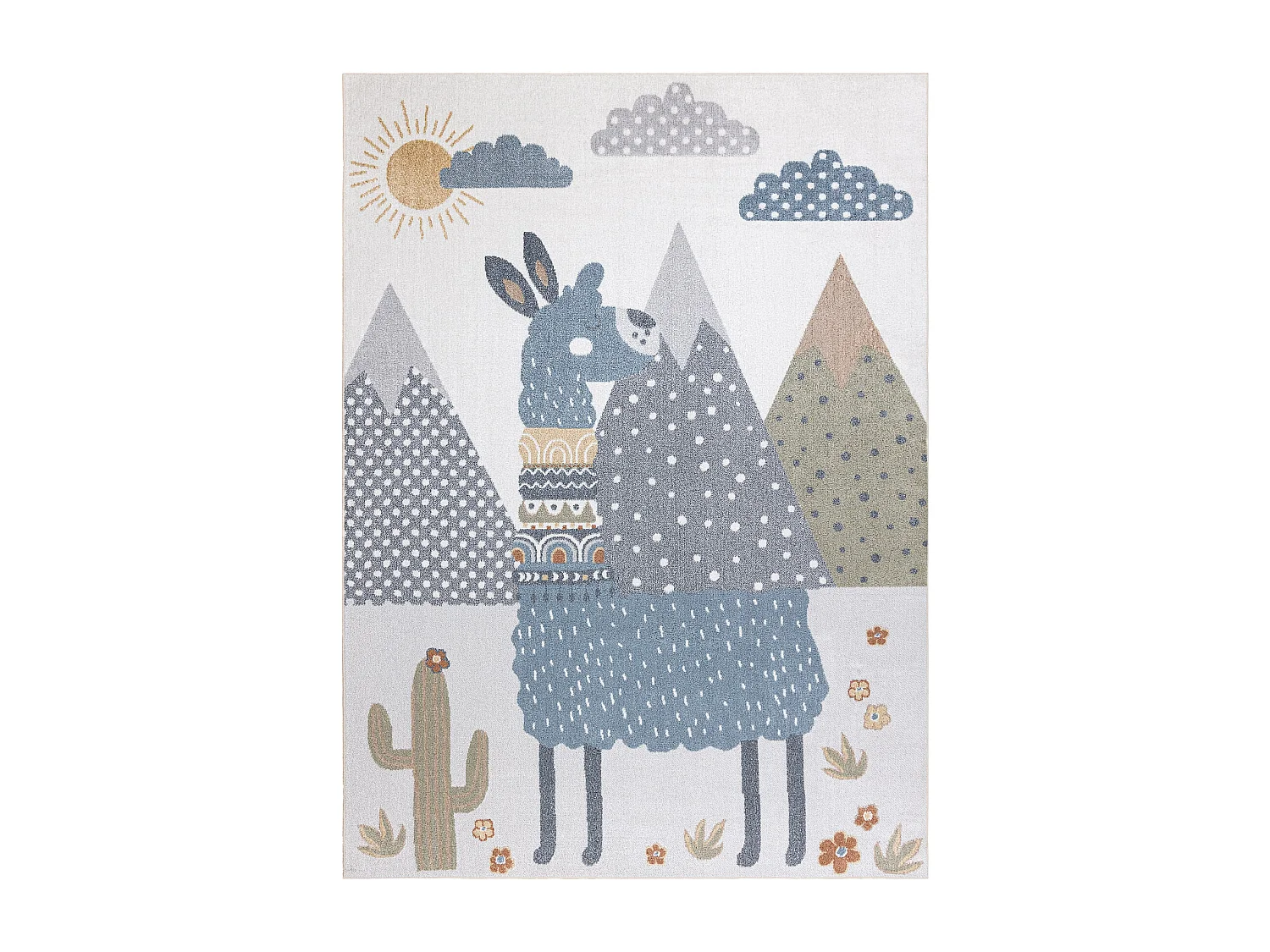 Tapis BONO 8275 Lama crème / gris clair 80x150 cm