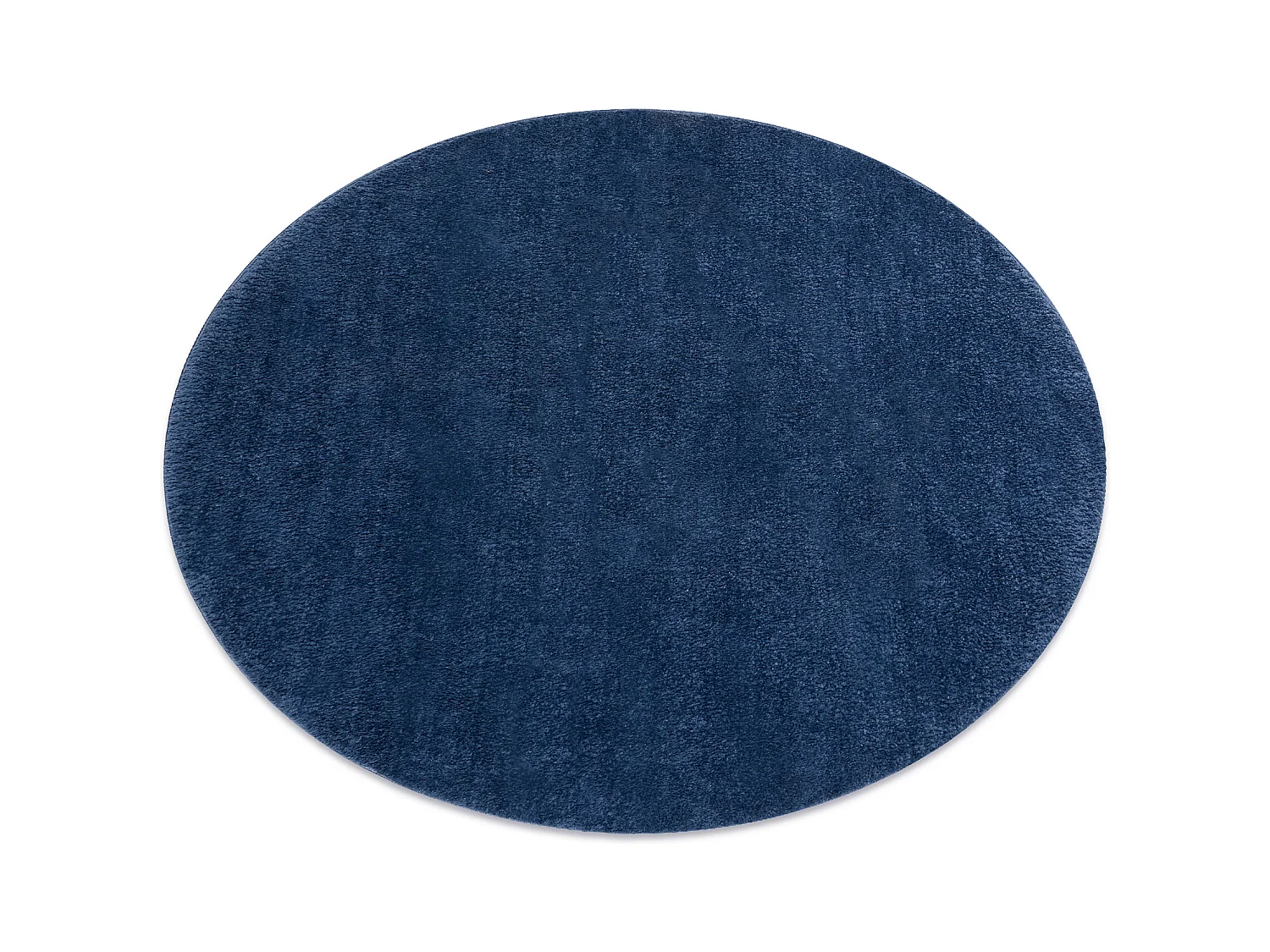 Tappeto da lavaggio moderno LINDO cerchio blu scuro, antiscivolo, a pe cercle 100 cm