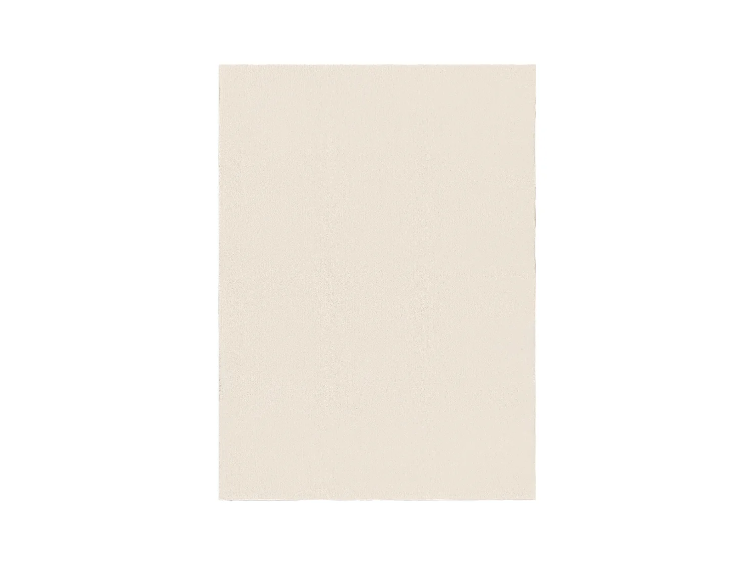 Tapis de lavage moderne LINDO crème, antidérapant, shaggy 140x190 cm