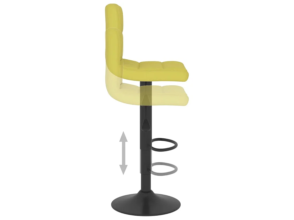 Tabouret de bar Vert Tissu