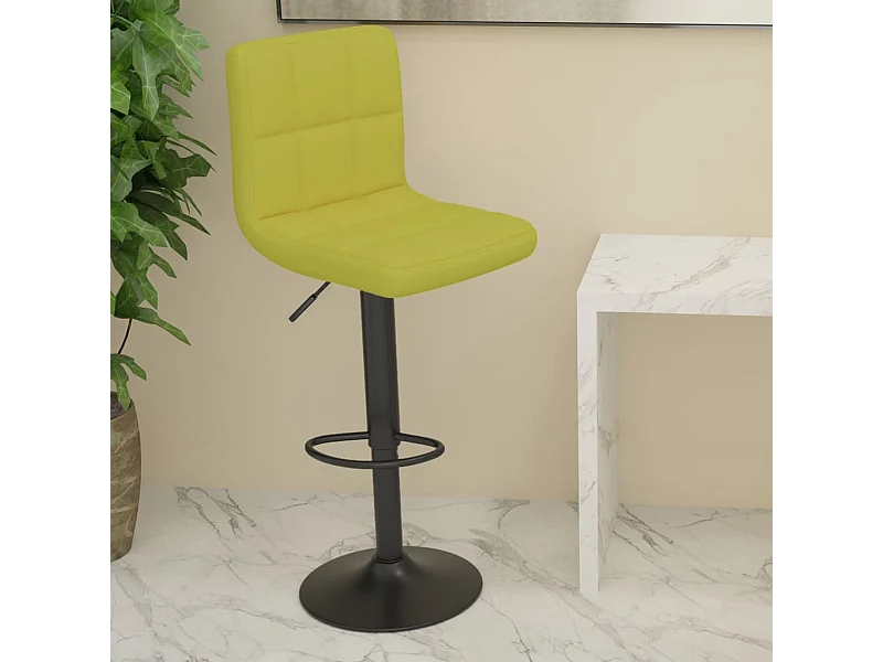 Tabouret de bar Vert Tissu
