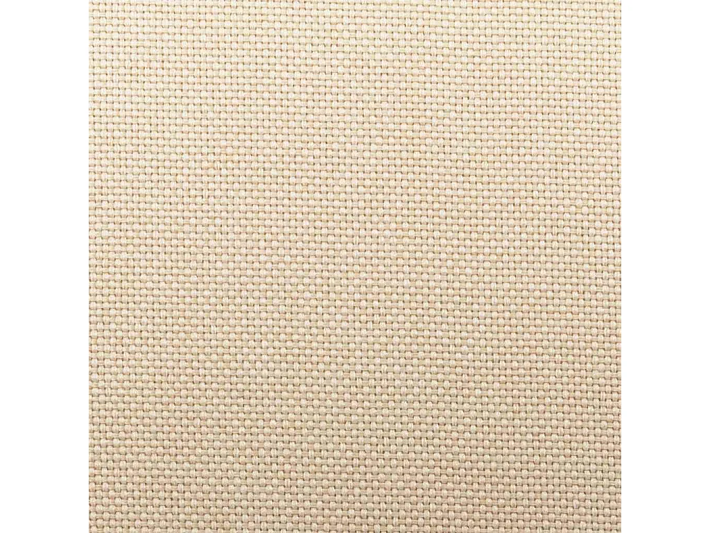 Tabourets de bar lot de 2 crème tissu