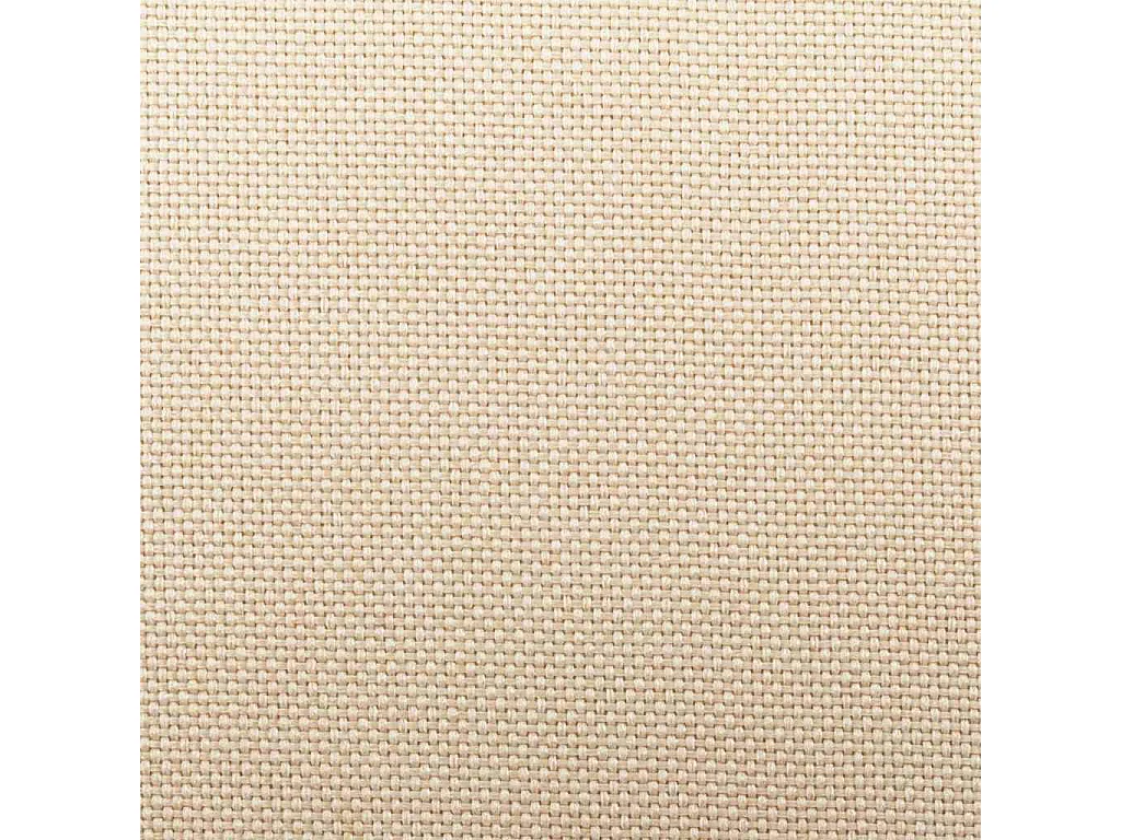 Tabourets de bar lot de 2 crème tissu