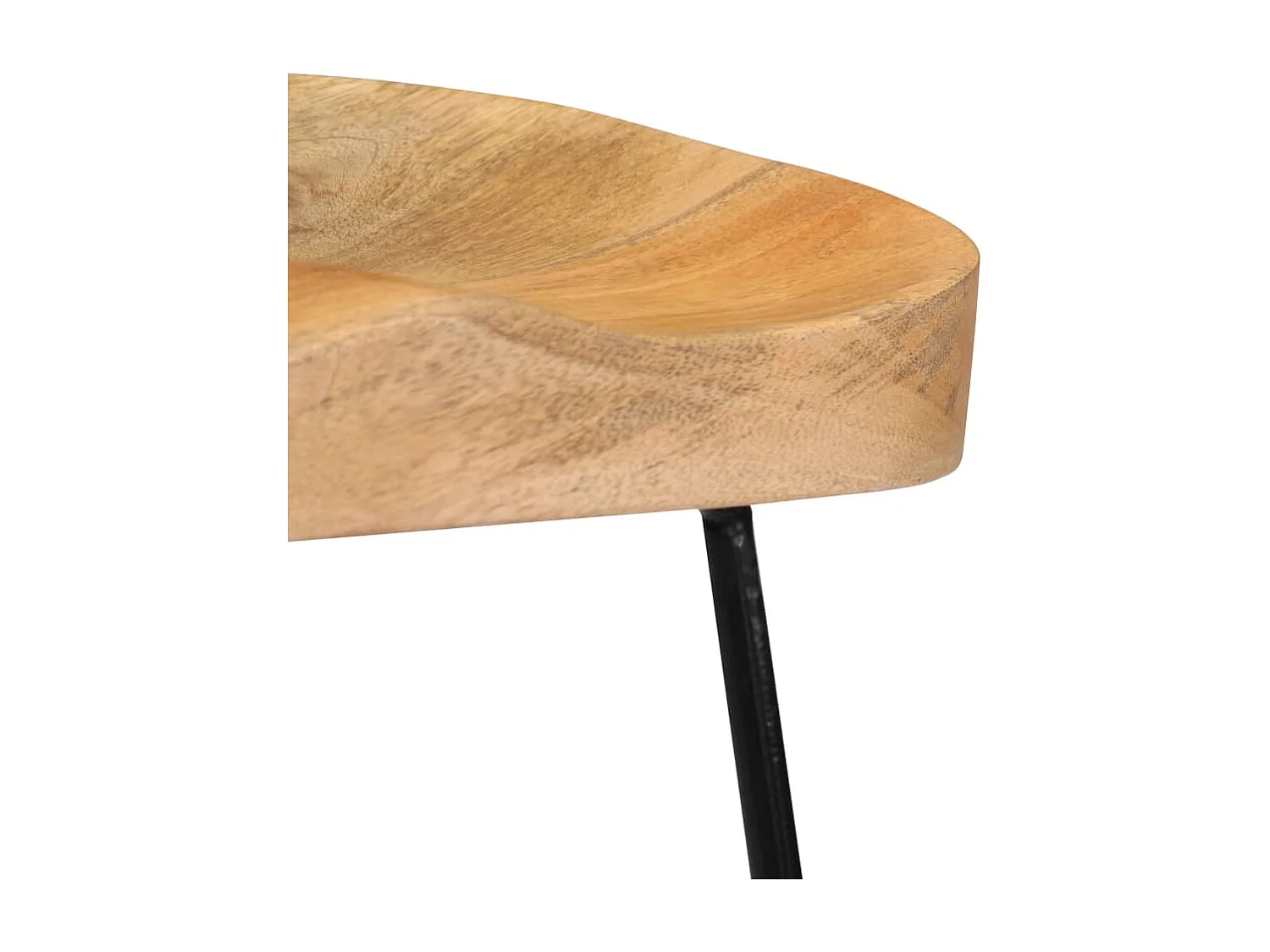 Gavin Barhocker 2 Stk. Massivholz Mango