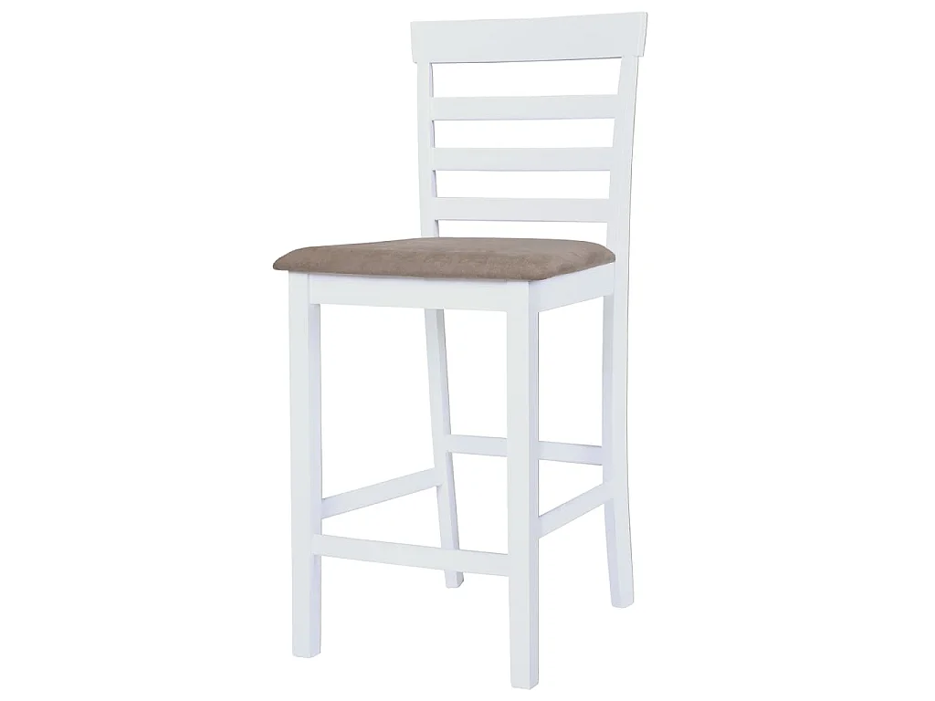 Barkrukken 2 st stof wit