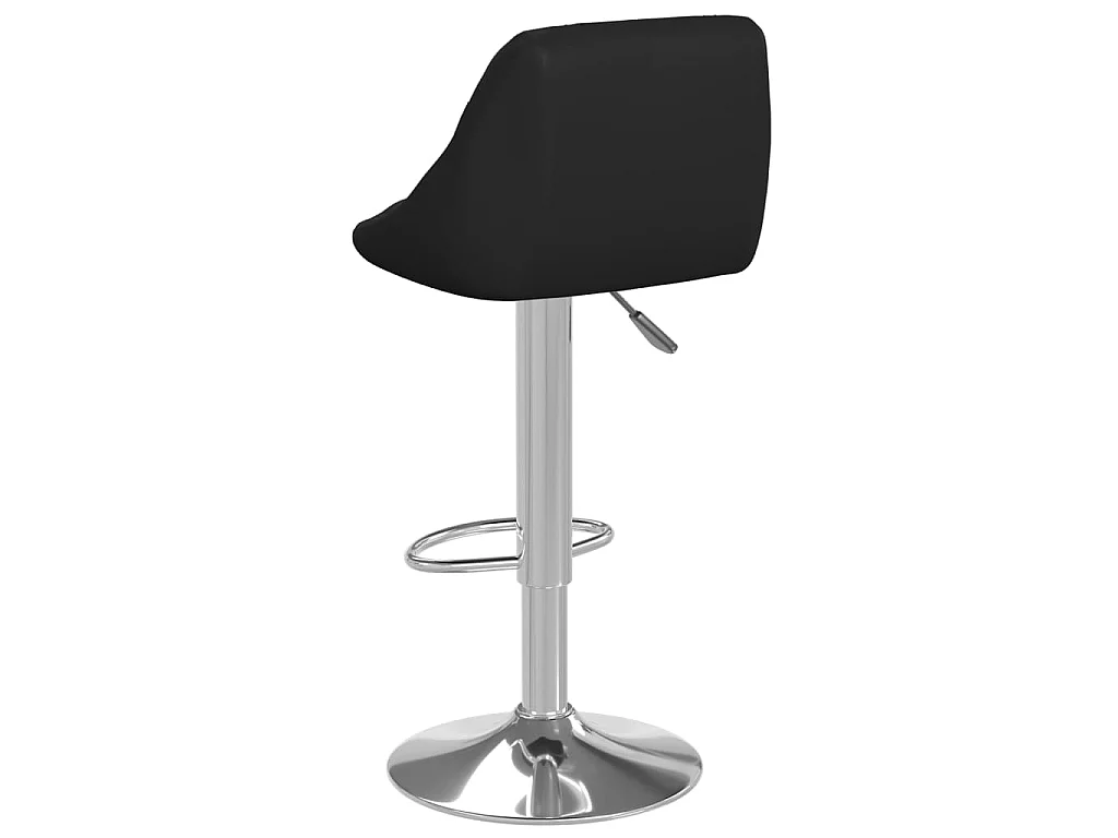 Barstoelen 2 st kunstleer zwart