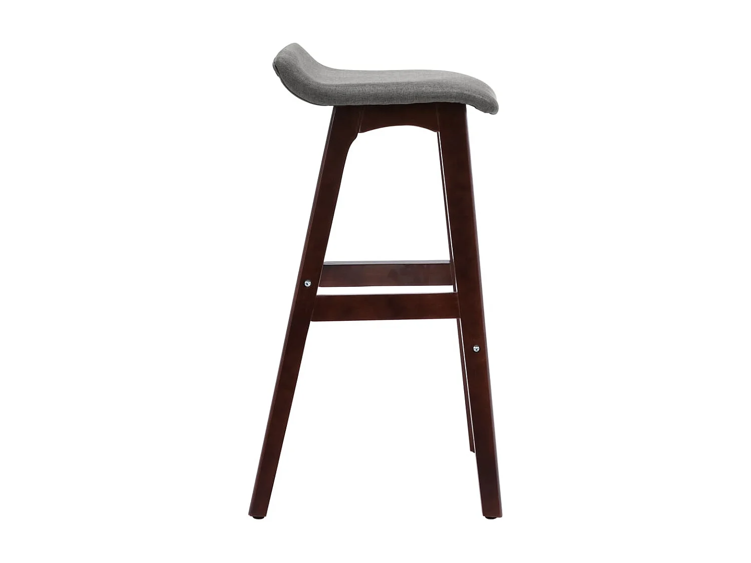 Chaise de bar Gris foncé Tissu