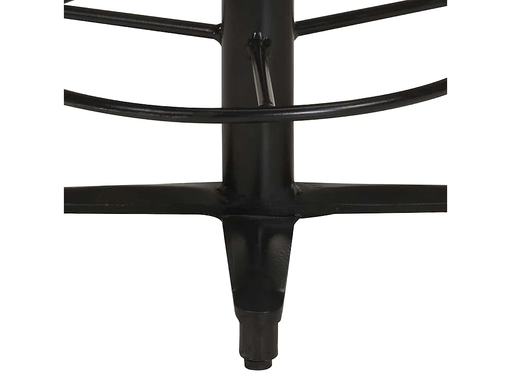 Tabourets de bar lot de 2 52 cm bois de manguier massif