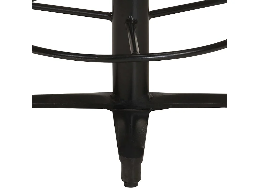 Barkrukken 2 st 66 cm massief mangohout