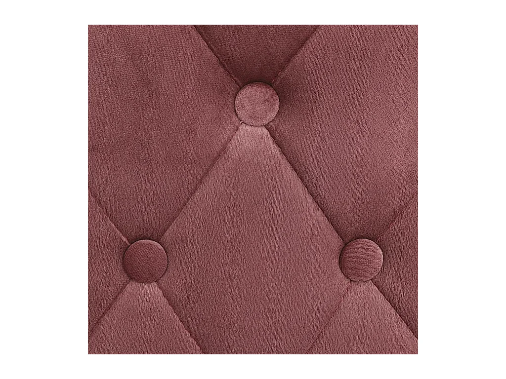 Tabourets de bar lot de 2 rose velours