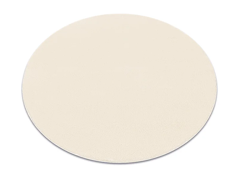 Tapis de lavage moderne LINDO cercle crème, antidérapant, shaggy cercle 150 cm