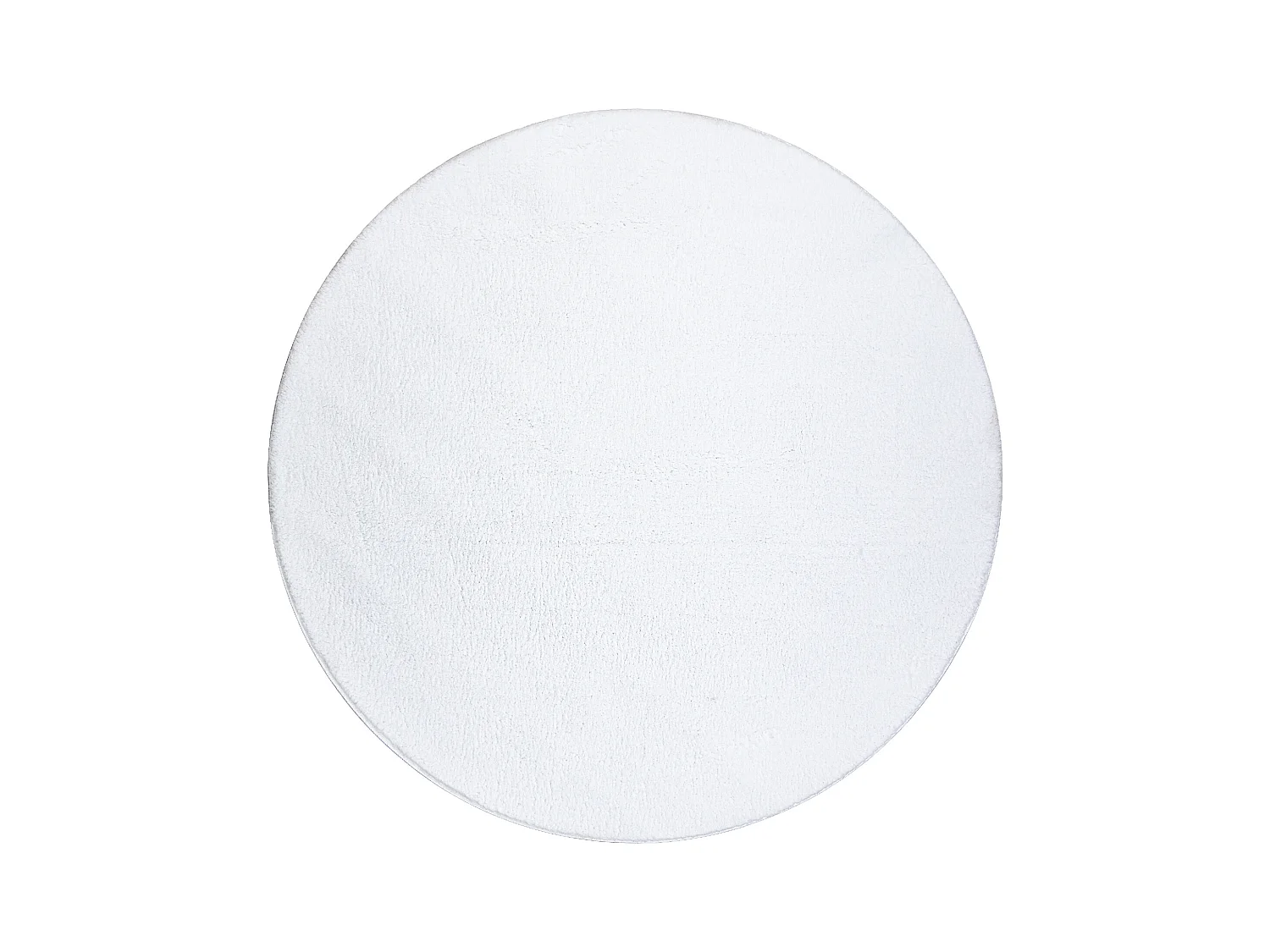 Modern was tapijt LINDO cirkel wit, antislip, shaggy cercle 80 cm