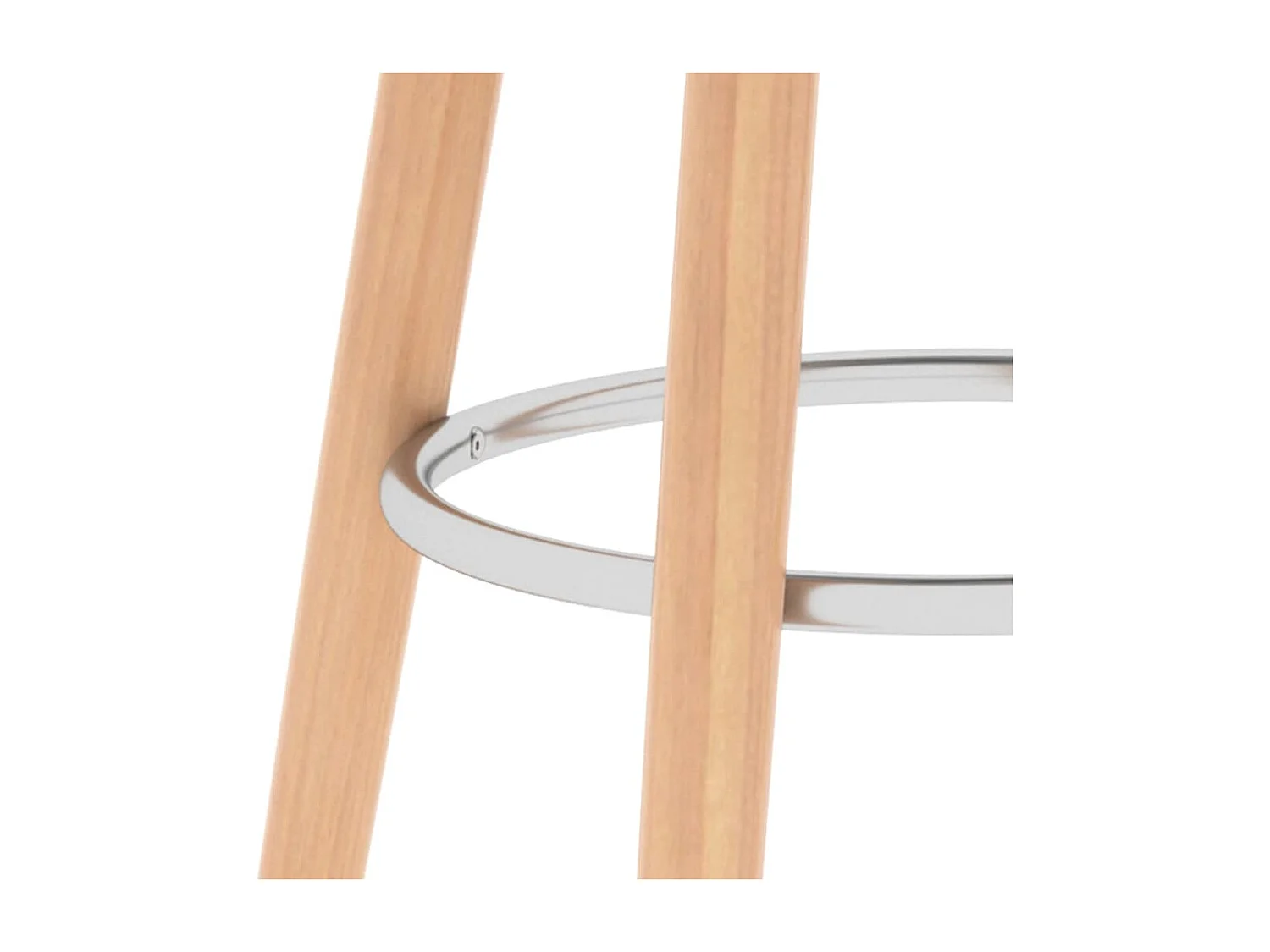 Chaises de bar lot de 2 gris