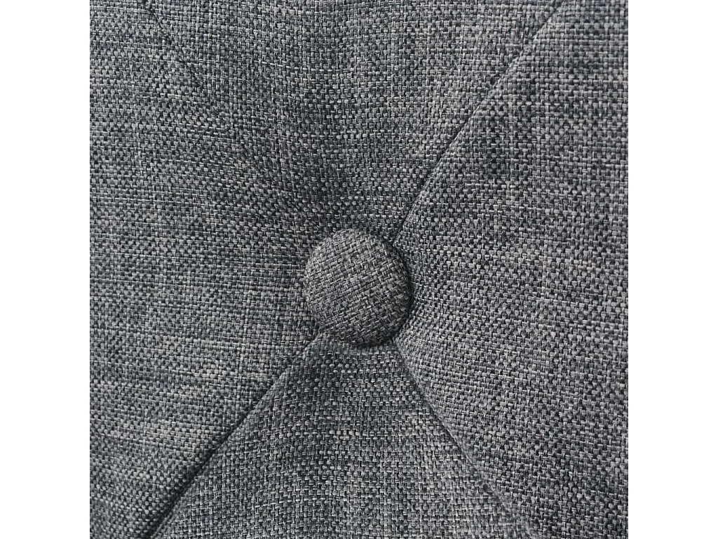 Tabourets de bar lot de 2 gris clair tissu