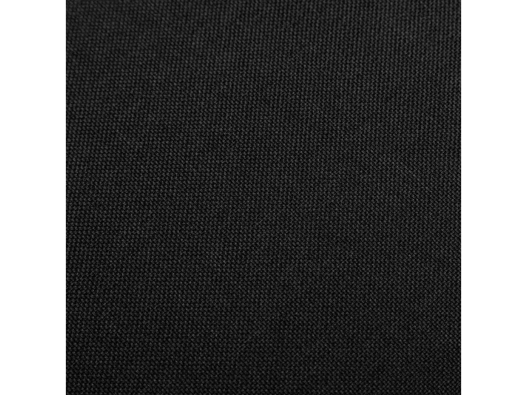 Tabourets de bar lot de 2 noir tissu