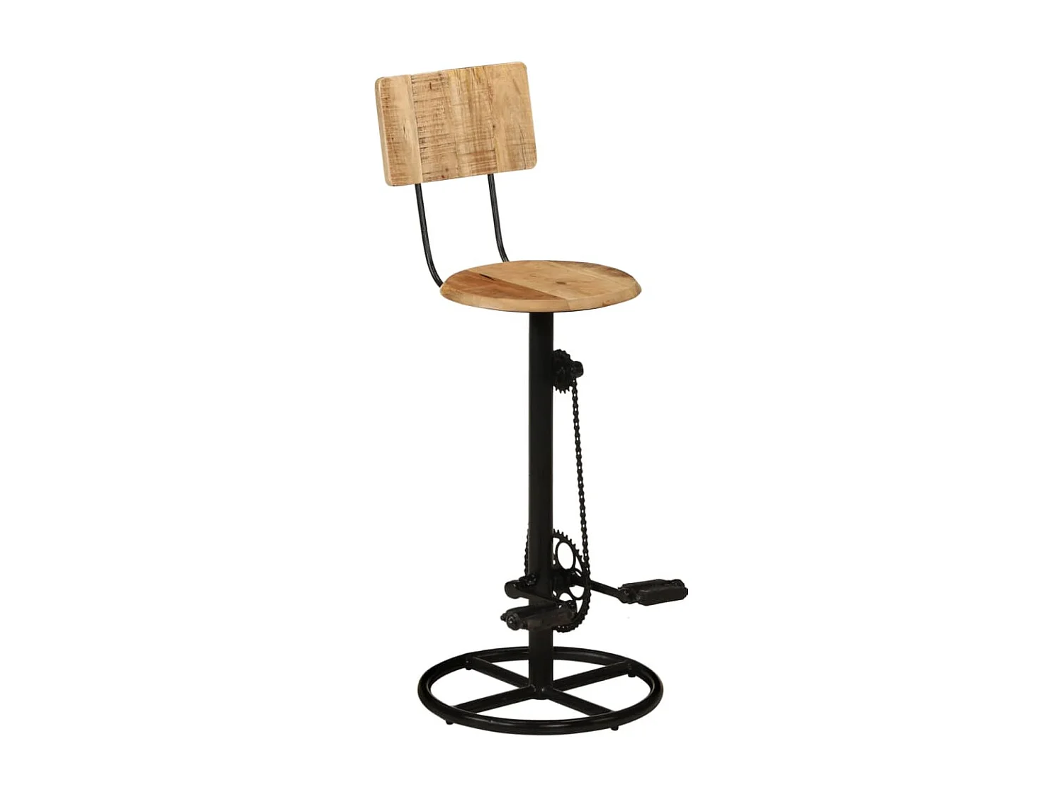 Barhocker 2 Stk. Massivholz Mango