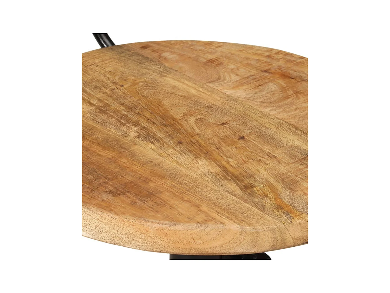 Barhocker 2 Stk. Massivholz Mango