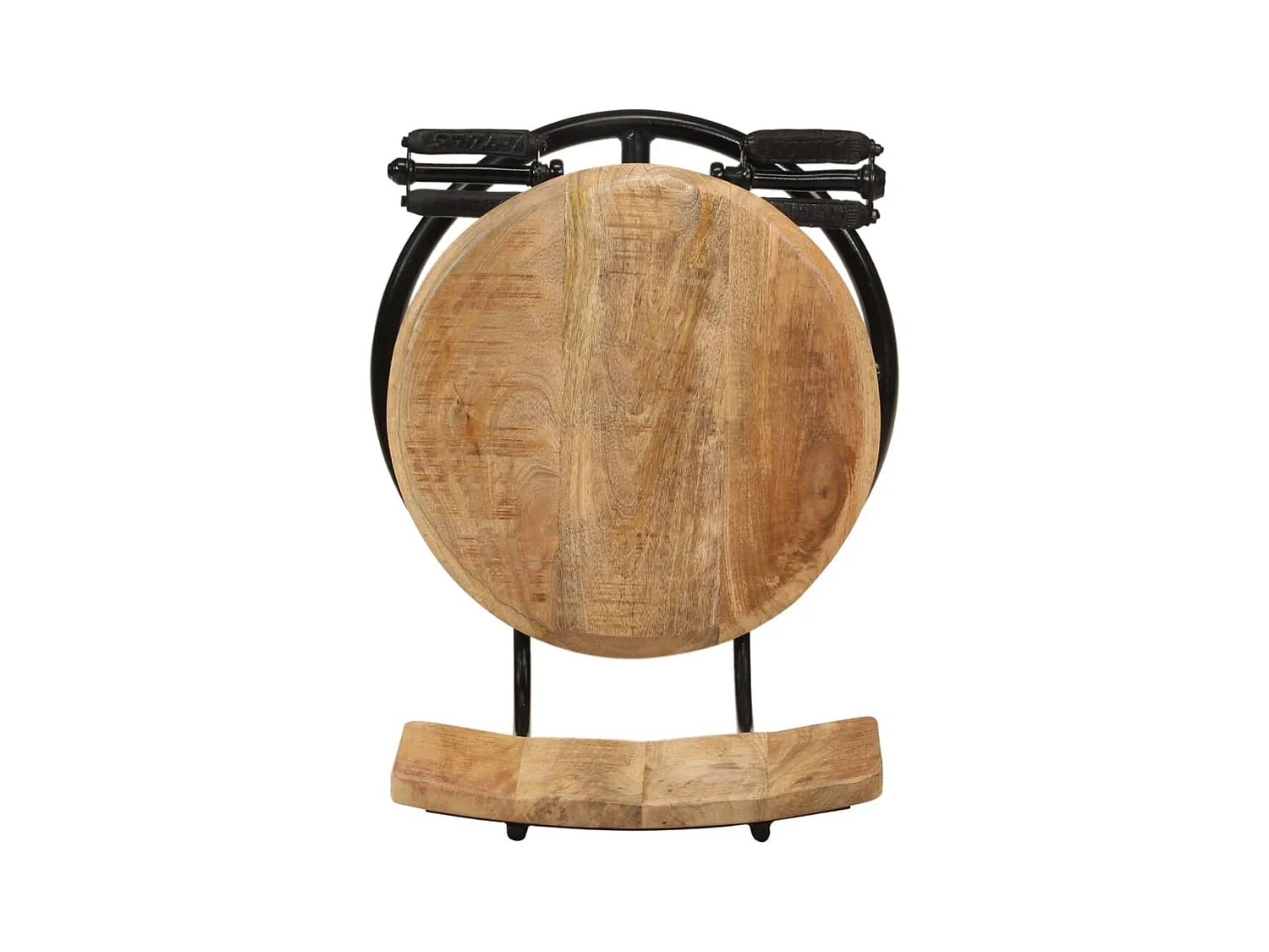 Barhocker 2 Stk. Massivholz Mango