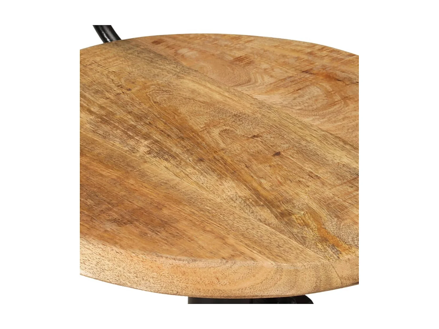 Sgabelli da Bar 2 pz in Legno Massello di Mango