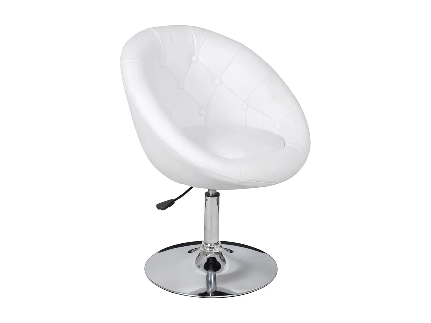 Sgabello da Bar Bianco in Similpelle