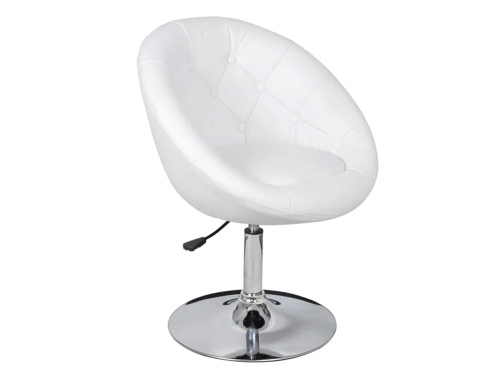 Banco de bar couro artificial branco